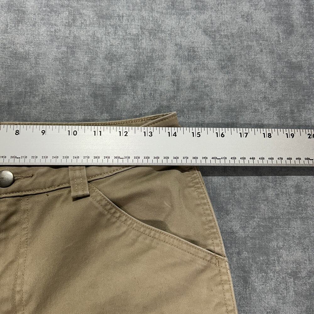 Duluth Trading 40 Grit Flex Canvas tan utility workwear carpenter pants wms 2 - Picture 7 of 8